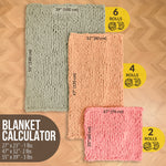 8 Rolls Chunky Chenille Yarn for Crocheting - Jumbo 7 Weight (27 yds, 8 oz Each Skein), Bulky Thick Crochet Knit Blanket Chunky Yarn for Hand Knitting with Giant Hook and Needles