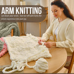 8 Rolls Chunky Chenille Yarn for Crocheting - Jumbo 7 Weight (27 yds, 8 oz Each Skein), Bulky Thick Crochet Knit Blanket Chunky Yarn for Hand Knitting with Giant Hook and Needles