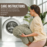 8 Rolls Chunky Chenille Yarn for Crocheting - Jumbo 7 Weight (27 yds, 8 oz Each Skein), Bulky Thick Crochet Knit Blanket Chunky Yarn for Hand Knitting with Giant Hook and Needles