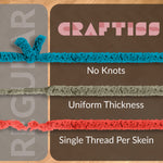 8 Rolls Chunky Chenille Yarn for Crocheting - Jumbo 7 Weight (27 yds, 8 oz Each Skein), Bulky Thick Crochet Knit Blanket Chunky Yarn for Hand Knitting with Giant Hook and Needles