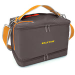 CRAFTISS Crochet Bag Yarn Storage - Christmas Gift - Durable Canvas Yarn Bag for Crochet Accessories - Organizer with Built-in Knitting Accessories Case