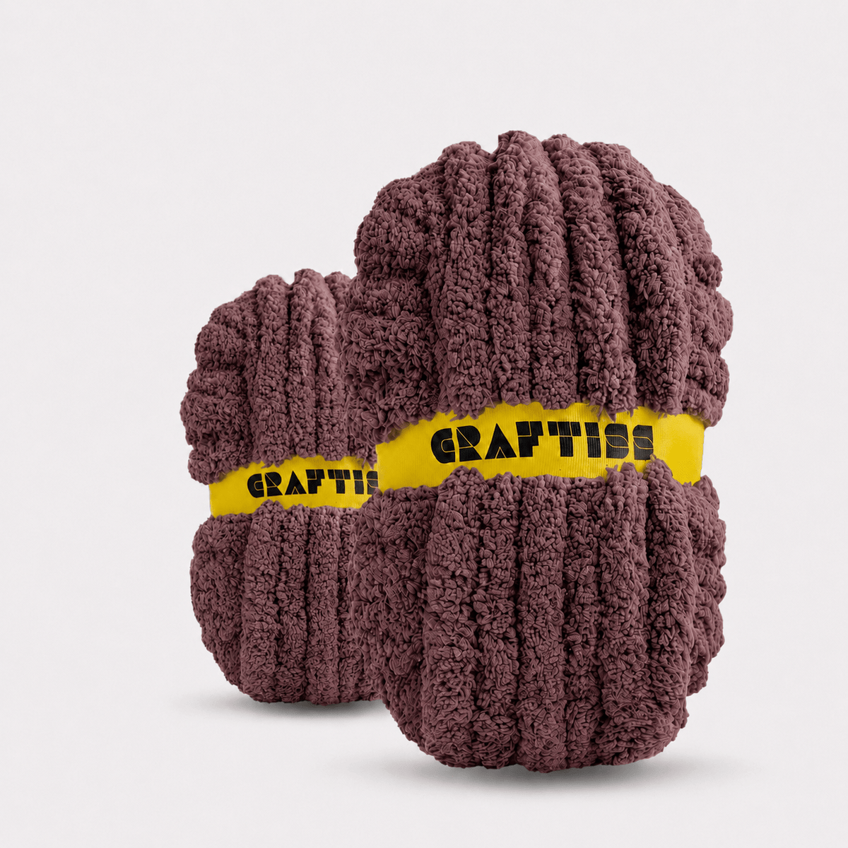 Chunky Chenille Yarn for Crocheting in Rolls - Jumbo 7 Weight (27 yds, 8 oz Each Skein), Bulky Thick Crochet Knit Blanket Chunky Yarn for Hand Knitting - CRAFTISS