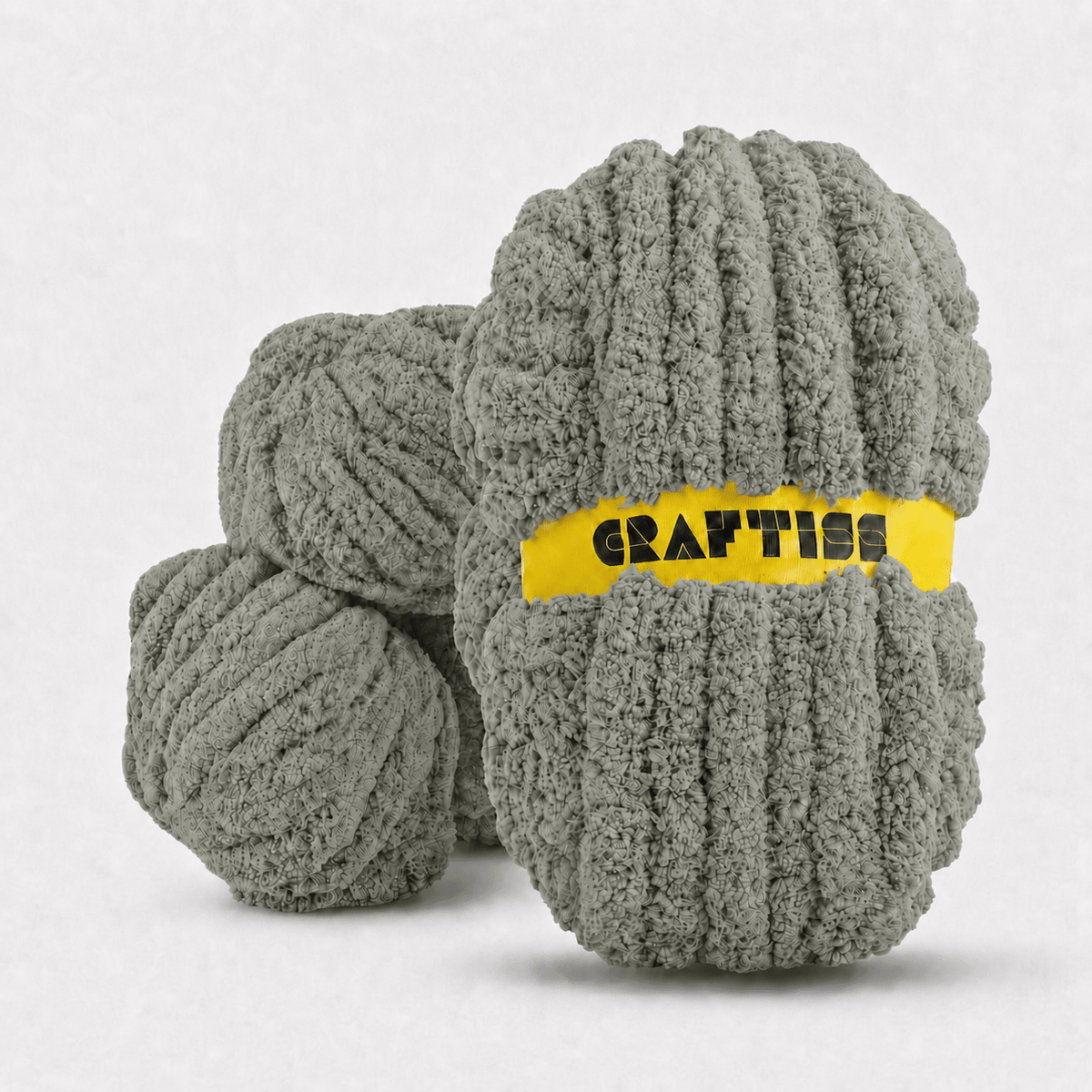 Chunky Chenille Yarn for Crocheting in Rolls - Jumbo 7 Weight (27 yds, 8 oz Each Skein), Bulky Thick Crochet Knit Blanket Chunky Yarn for Hand Knitting - CRAFTISS