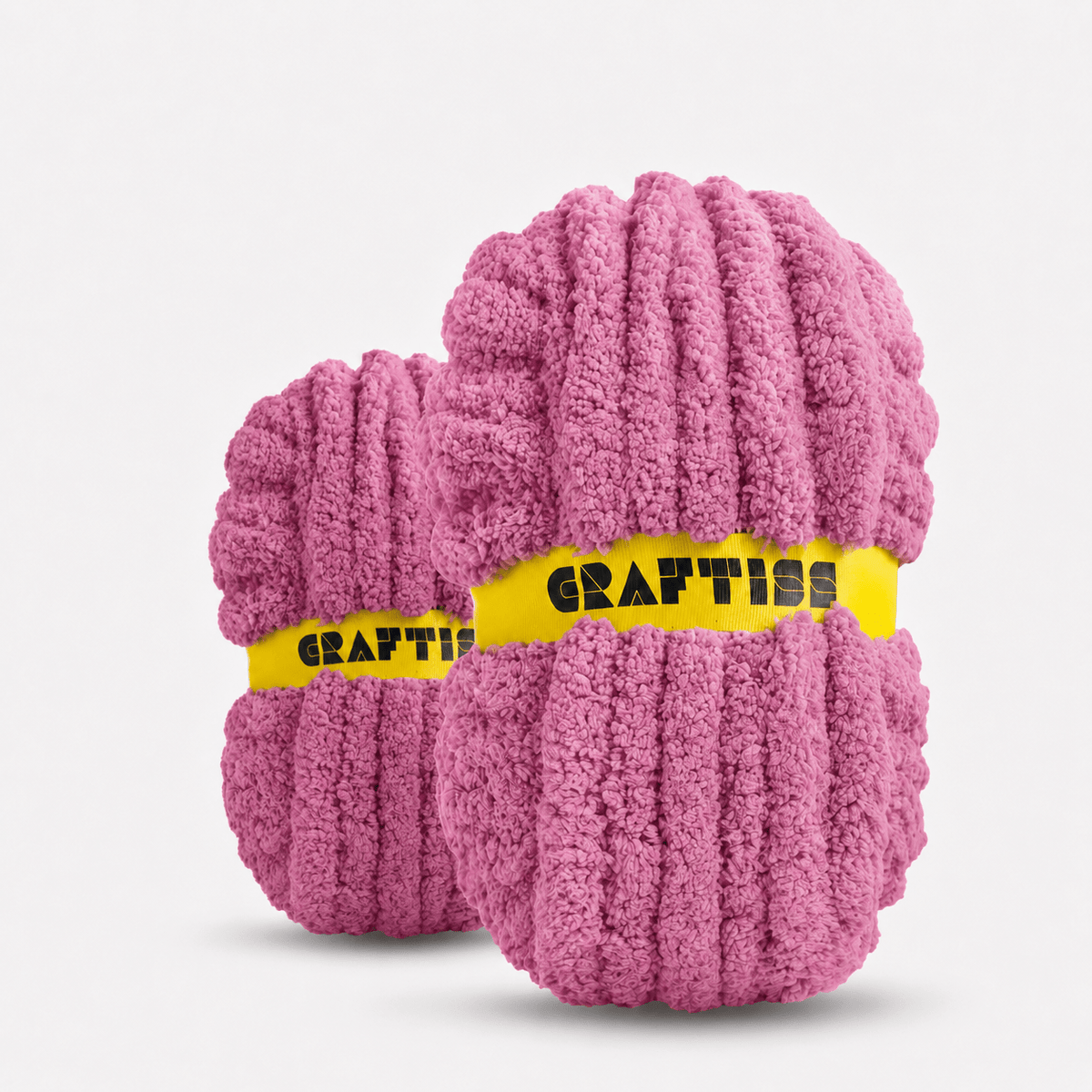 Chunky Chenille Yarn for Crocheting in Rolls - Jumbo 7 Weight (27 yds, 8 oz Each Skein), Bulky Thick Crochet Knit Blanket Chunky Yarn for Hand Knitting - CRAFTISS