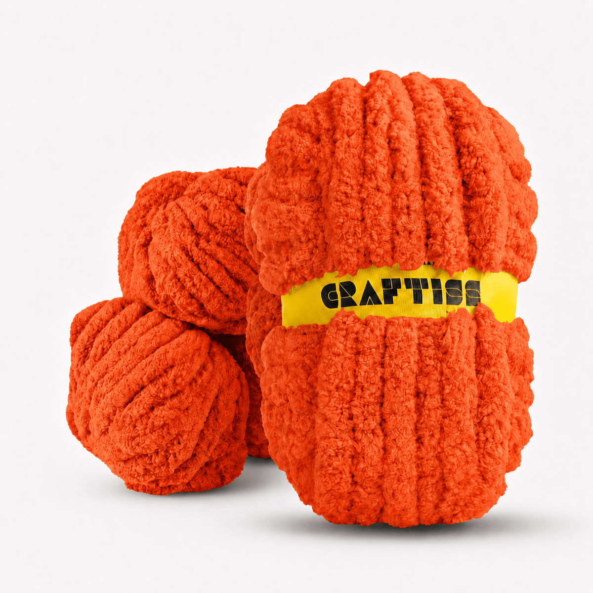 Chunky Chenille Yarn for Crocheting in Rolls - Jumbo 7 Weight (27 yds, 8 oz Each Skein), Bulky Thick Crochet Knit Blanket Chunky Yarn for Hand Knitting - CRAFTISS