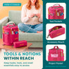 Yarn Storage Bag - Tote Yarn Bag, Durable Knitting and Crochet Organizer with Needle Case - CRAFTISS