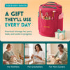 Yarn Storage Bag - Tote Yarn Bag, Durable Knitting and Crochet Organizer with Needle Case - CRAFTISS