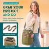 Yarn Storage Bag - Tote Yarn Bag, Durable Knitting and Crochet Organizer with Needle Case - CRAFTISS