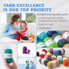 158 Pieces Crochet Kit for Beginners with 16 Colors of Acrylic Yarn - All-in-One Starter Pack for Adults