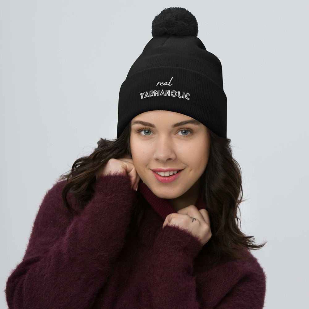 Real Yarnaholic Pom - Pom Beanie - CRAFTISS