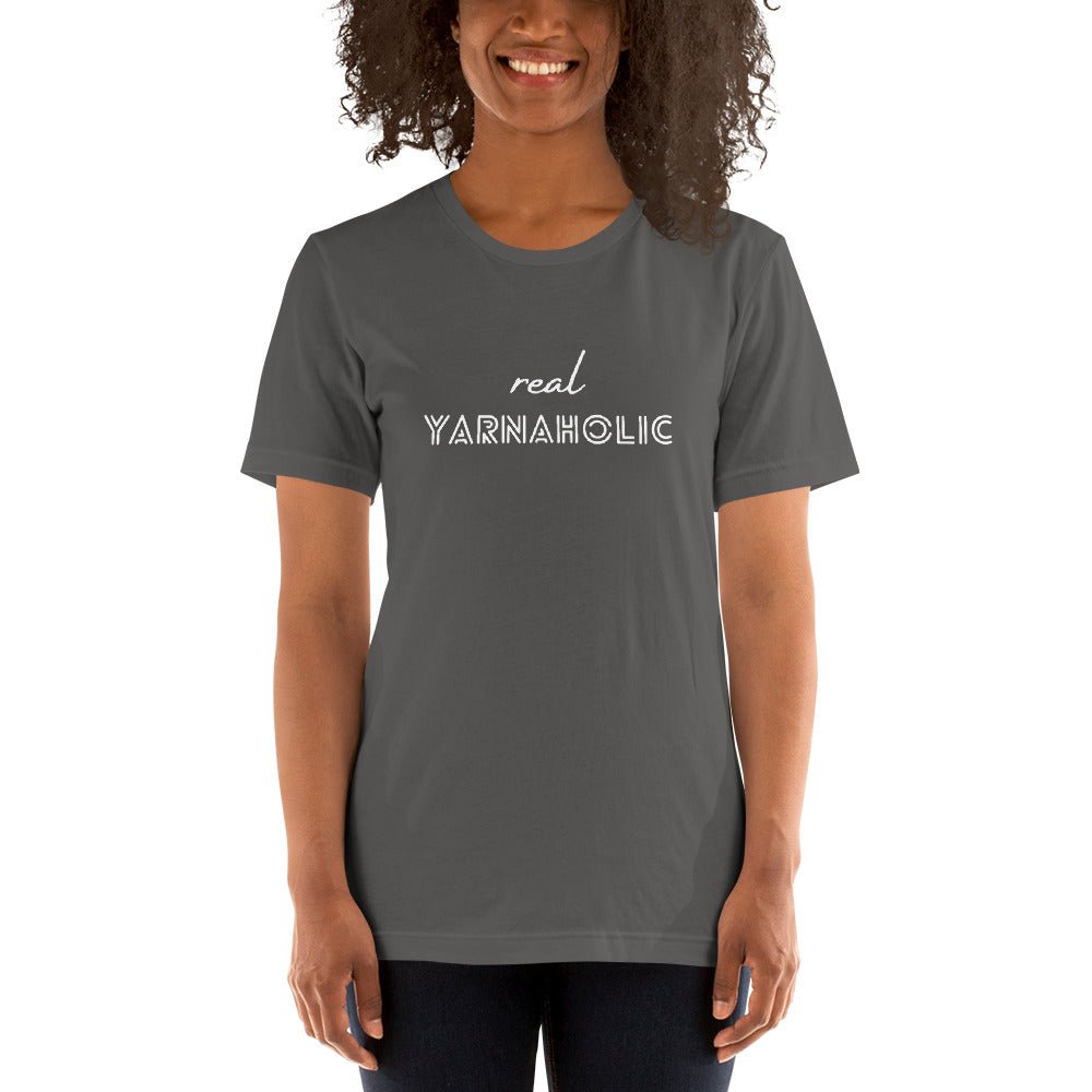 Real Yarnaholic Short - Sleeve T-Shirt - CRAFTISS