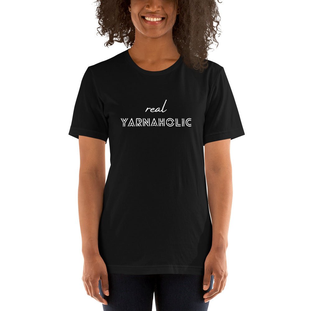 Real Yarnaholic Short - Sleeve T-Shirt - CRAFTISS