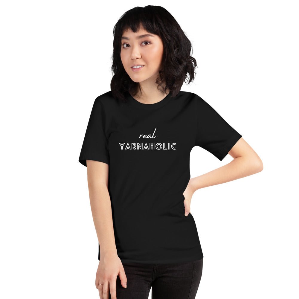 Real Yarnaholic Short - Sleeve T-Shirt - CRAFTISS
