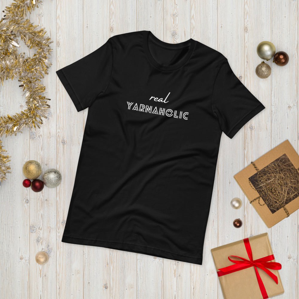 Real Yarnaholic Short - Sleeve T-Shirt - CRAFTISS