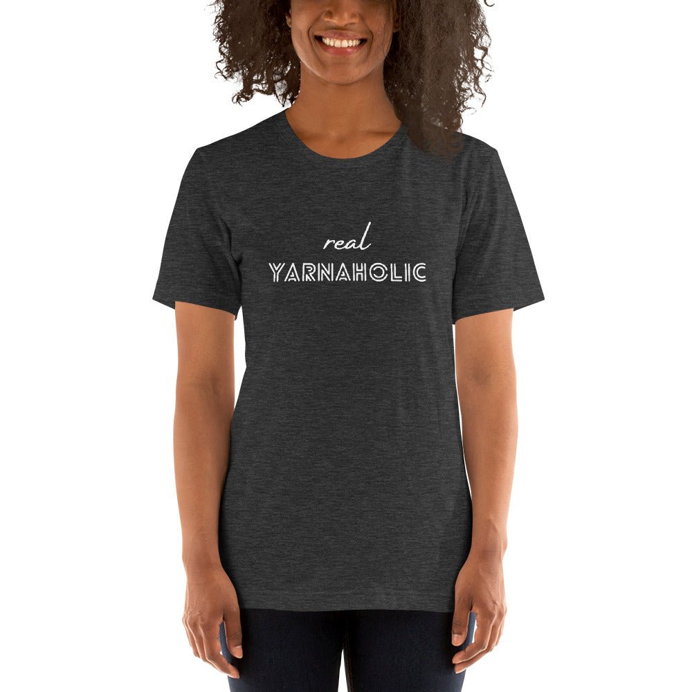 Real Yarnaholic Short - Sleeve T-Shirt - CRAFTISS