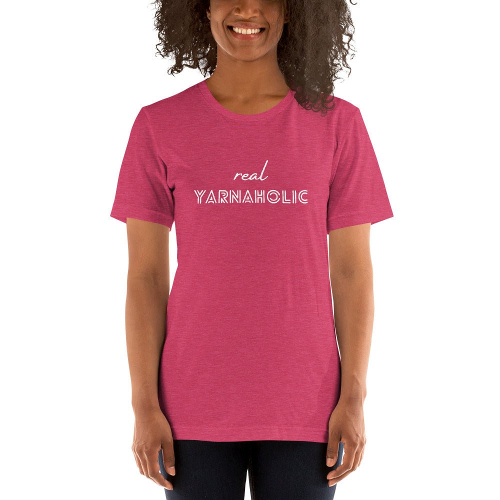 Real Yarnaholic Short - Sleeve T-Shirt - CRAFTISS