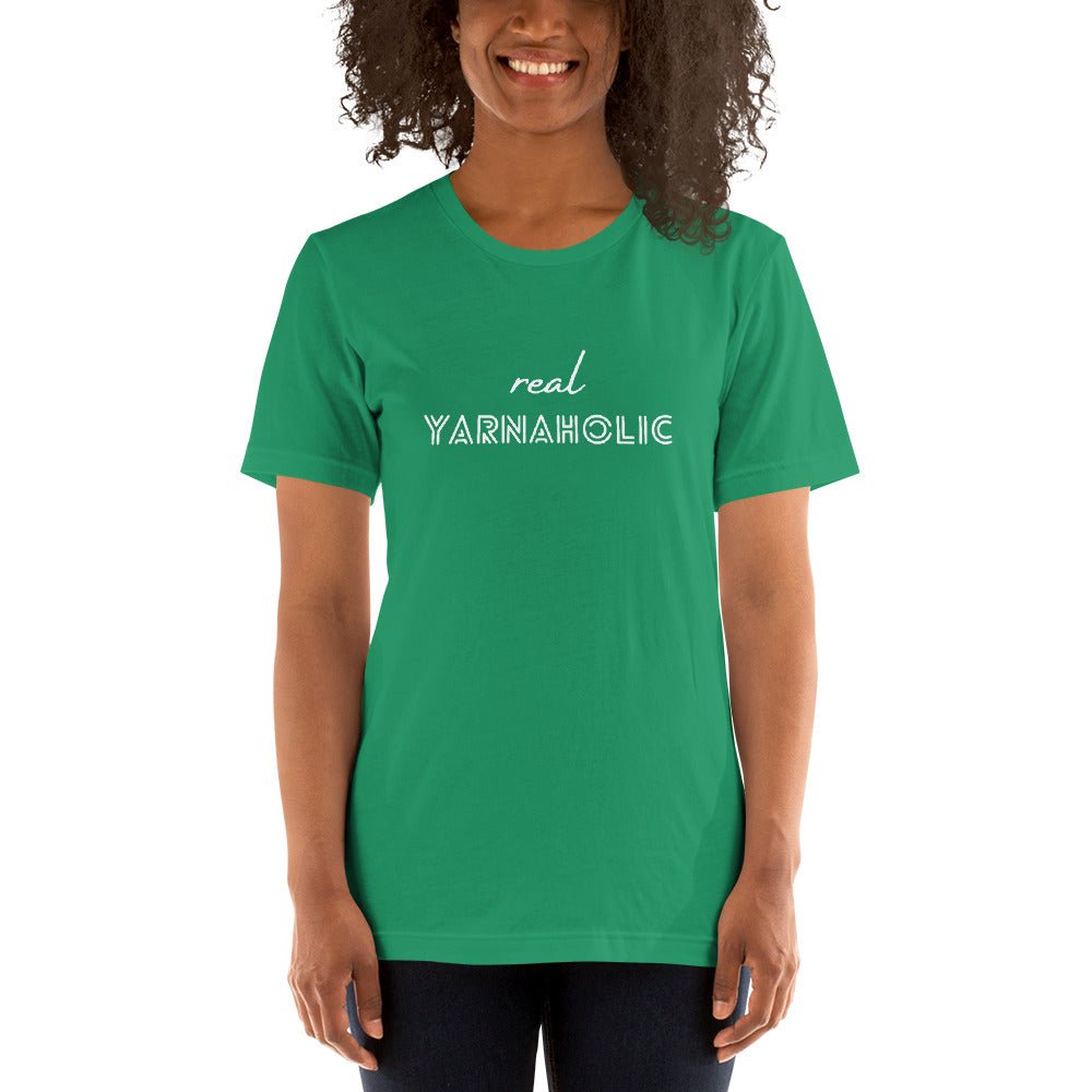 Real Yarnaholic Short - Sleeve T-Shirt - CRAFTISS