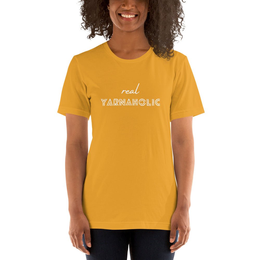 Real Yarnaholic Short - Sleeve T-Shirt - CRAFTISS