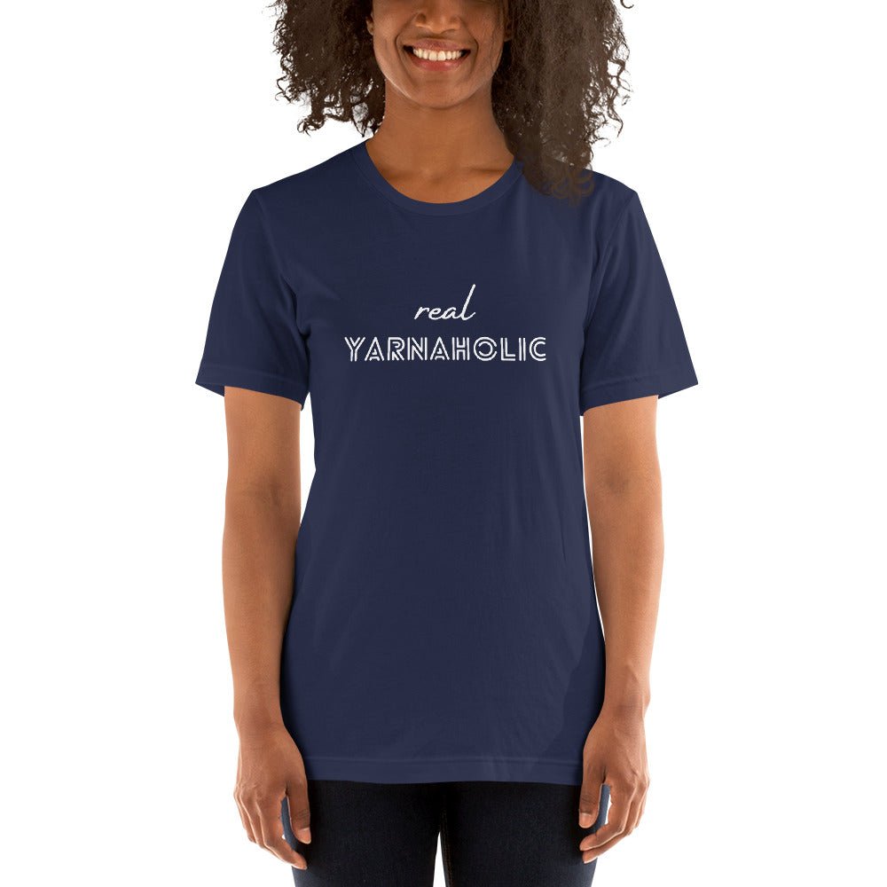 Real Yarnaholic Short - Sleeve T-Shirt - CRAFTISS