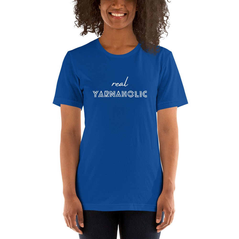 Real Yarnaholic Short - Sleeve T-Shirt - CRAFTISS
